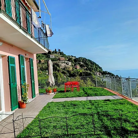 Stella Di Mare - Vista Incantevole Su Lägenhet Moneglia